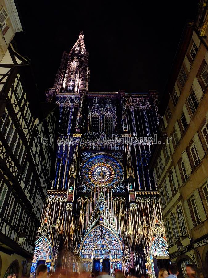 Illuminations de la cathédrale de Strasbourg 2015
